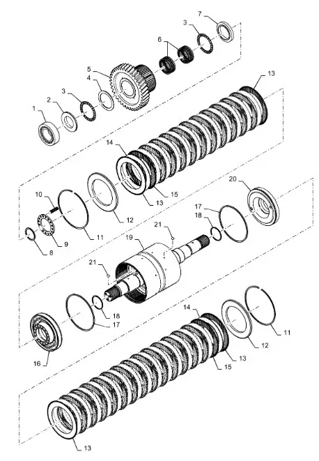 362615A1 - Диск упорн. пружин муфты вала КПП TJT9./St.