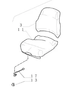 87529796 - Датчик сид. присутств. оператора T7/Pm.